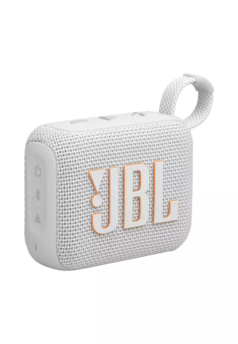 JBL Go 4 Ultra-Portable Bluetooth Speaker - White