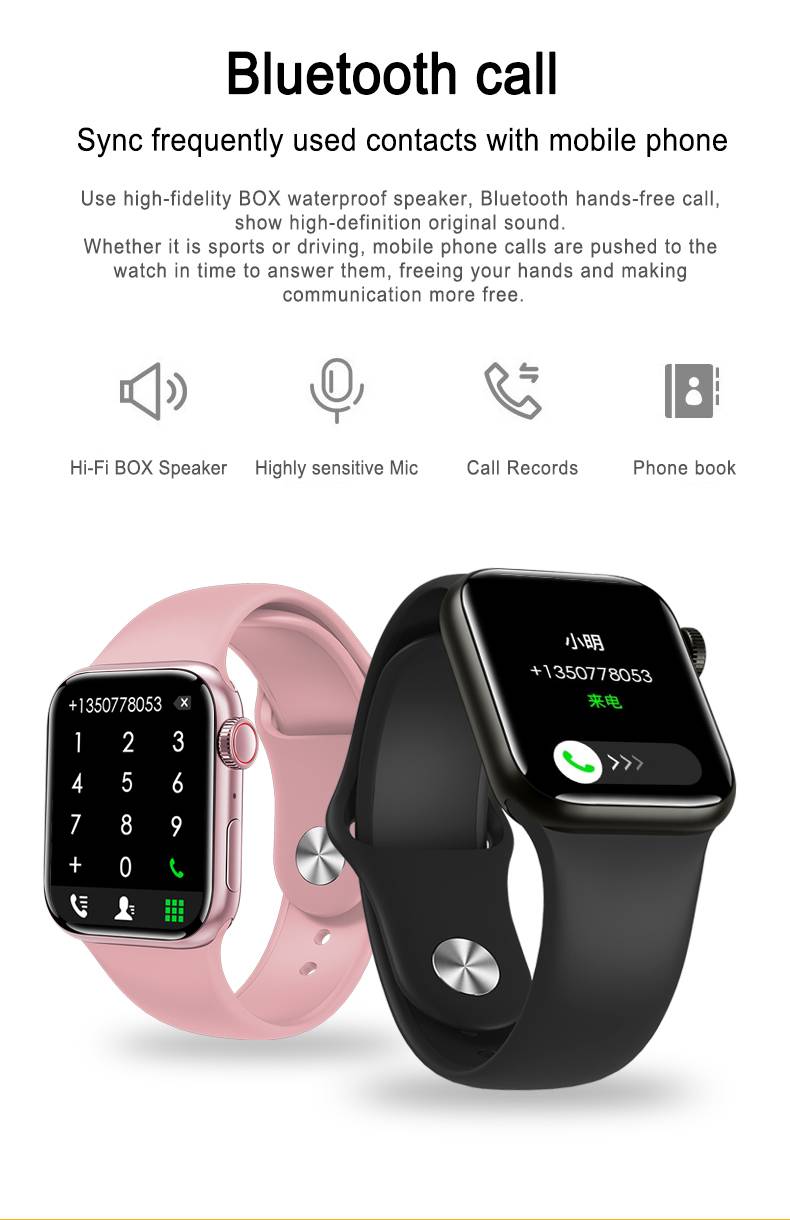 M36 Plus Max Smart Watch 1.8Inch Bluetooth Call Wireless Charging Blood Pressure Heart Rate Monitoring Smartwatch