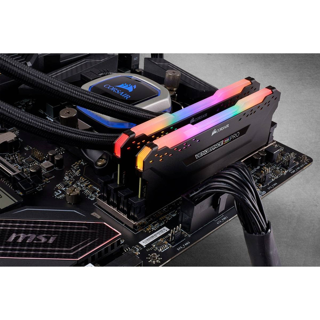 Corsair Vengeance RGB Pro 64GB (2x32GB) DDR4 3600MHz (PC4-25600) C18 Memory Kit ( CMW64GX4M2D3600C18)